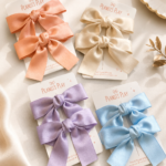 Satin Bow Clip