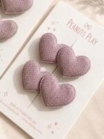 Puffy Heart Hair Clip - Image 3