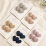 Puffy Heart Hair Clip
