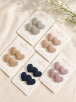 Puffy Heart Hair Clip
