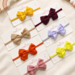 Rainbow Bow Baby Headband