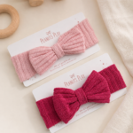 Ribbed Bow Headband