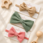 Waffle Bow Headband