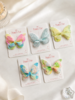 Dreamy Butterfly Bow Clips - Image 3