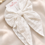 White Daisy Jumbo Bow