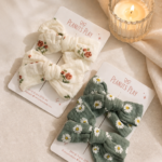 Floral Fabric Bows