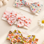Floral Bow Headband