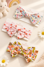 Floral Bow Headband