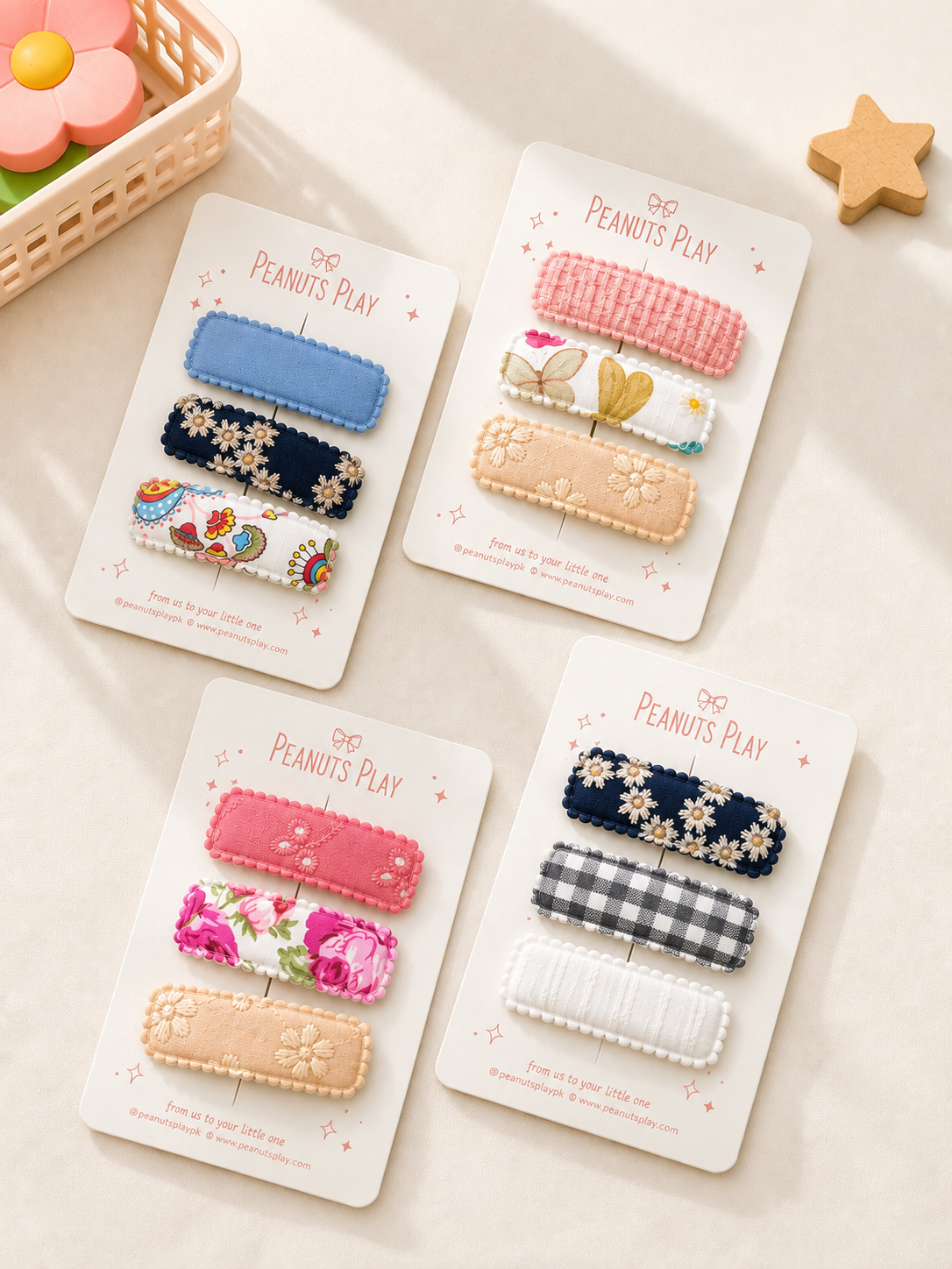 8 (2) Blossom Snap Clip Set (Rectangular) 2.0 - Image 1