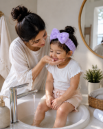Plush Bow Spa Headbands - Image 3
