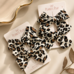 Leopard Print Bow