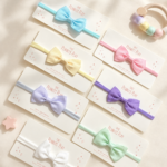 Pastel Bow Baby Headbands