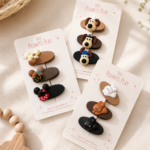 Kawai Character Hair Clip Sets