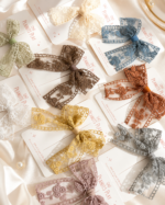 Vintage Lace Bow Clip - Image 3
