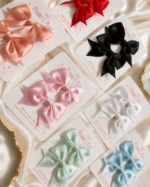 Classic Satin Bow Pair - Image 2
