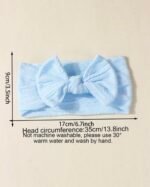 Colorful Textured Soft Nylon Headbands - Image 2