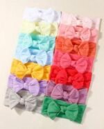 Colorful Textured Soft Nylon Headbands - Image 4
