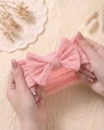 Colorful Textured Soft Nylon Headbands - Image 3