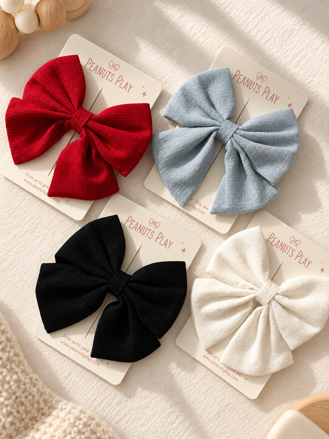 18 (2) Classic Couture Bows - Image 1