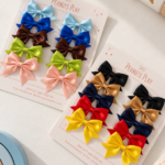 Satin Mini Bow Set (Set of 5 pairs)
