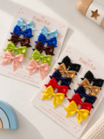 Satin Mini Bow Set (Set of 5 pairs)