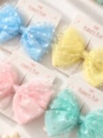 Polka Dot Tulle Bows - Image 3