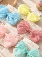 Polka Dot Tulle Bows - Image 4