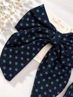 Denim Daisy Statement Bow - Image 3