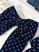 Denim Daisy Statement Bow - Image 2