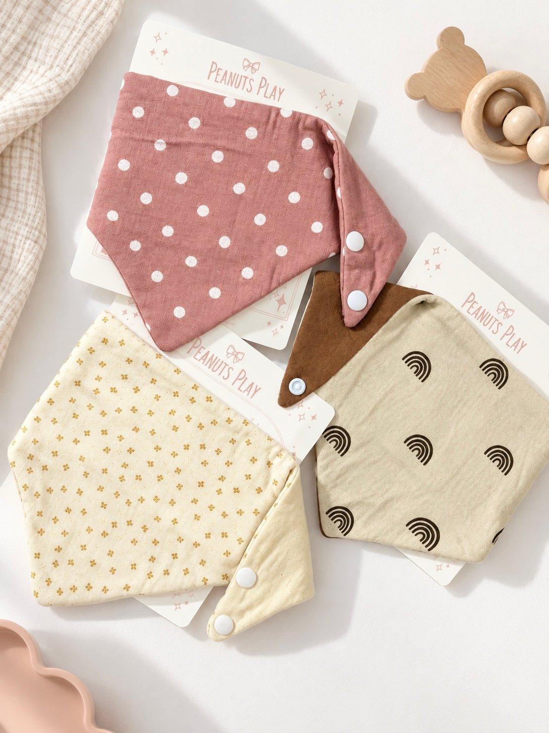 34 (1) Little Explorer Bandana Bibs - Image 1