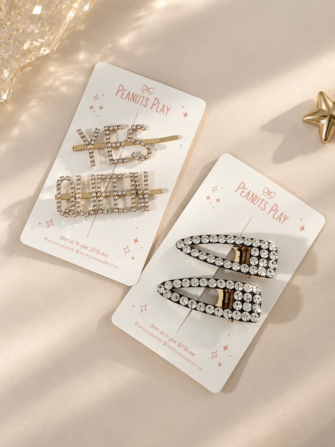4 (3) Bling Queen Hair Clip - Image 1