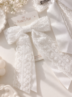 Pearl Lace Statement Bow - Image 2