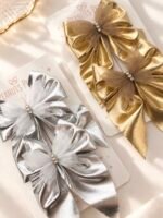 Metallic Butterfly Bow Clips - Image 2