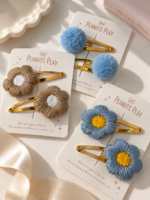 Bloom & Pom Hair Pins - Image 2