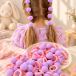 Pom Pom Hair Ties (Set of 10)