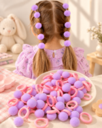 Pom Pom Hair Ties (Set of 10)