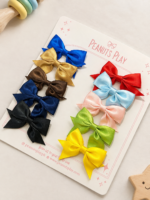 Satin Mini Bow Set (Set of 10 bows)