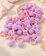 Pom Pom Hair Ties (Set of 10) - Image 3