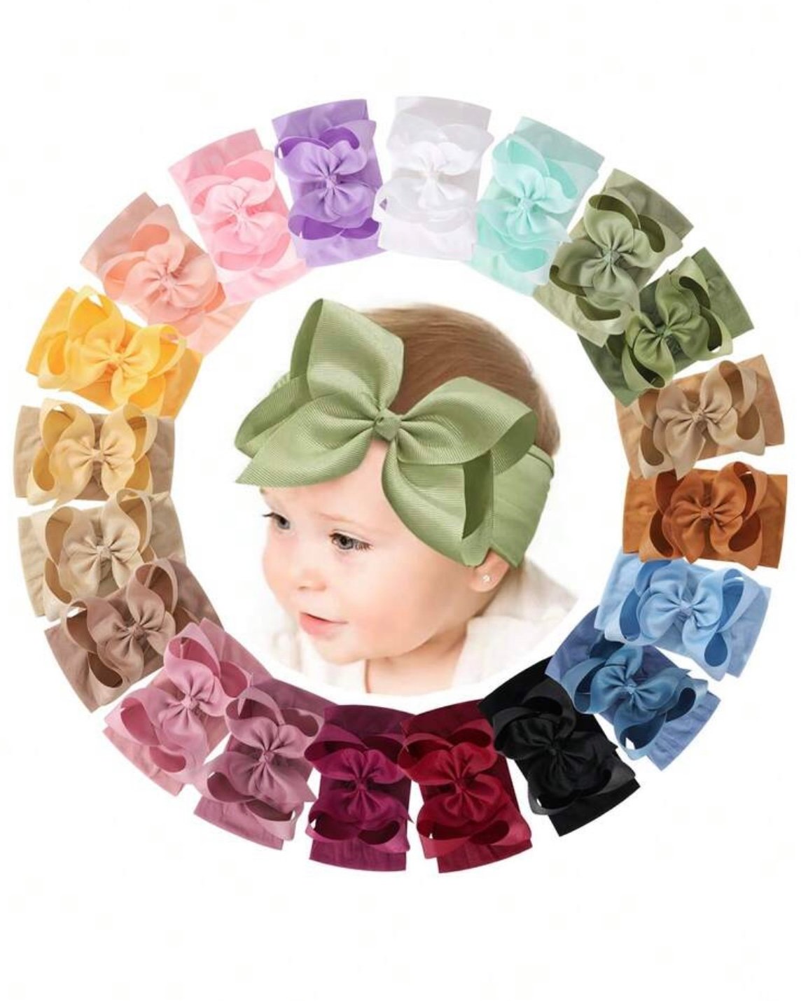 Screenshot Big Bow Baby Headbands - Image 1